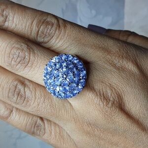 925 Tanzanite ring.